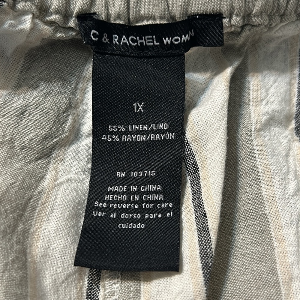 Zac & Rachel olive/ white stripe - Picture 10 of 11